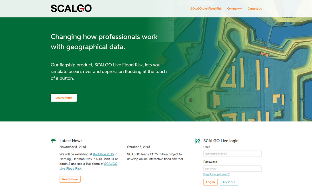 SCALGO Homepage